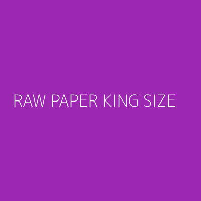 Product RAW PAPER KING SIZE