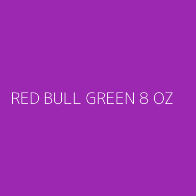 Product RED BULL GREEN 8 OZ