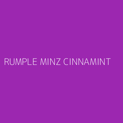 Product RUMPLE MINZ CINNAMINT