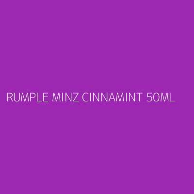 Product RUMPLE MINZ CINNAMINT 50ML