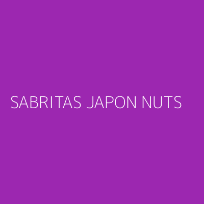 Product SABRITAS JAPON NUTS