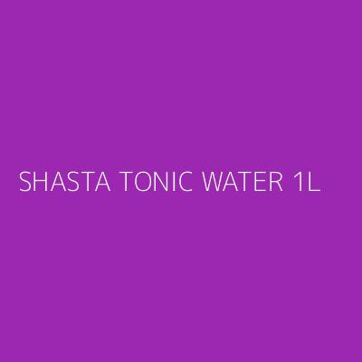 Product SHASTA TONIC WATER 1L