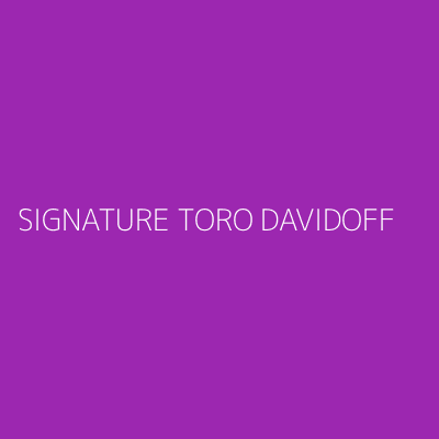 Product SIGNATURE TORO DAVIDOFF