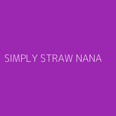 Product SIMPLY STRAW NANA 