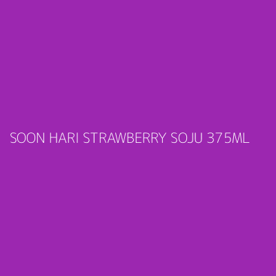 Product SOON HARI STRAWBERRY SOJU 375ML