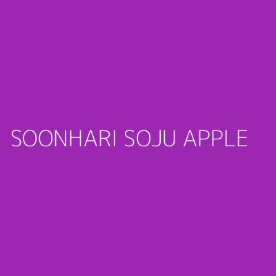 Product SOONHARI SOJU APPLE