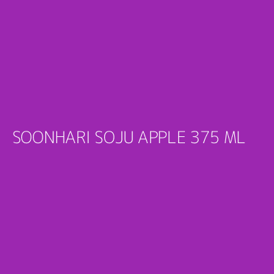 Product SOONHARI SOJU APPLE 375 ML