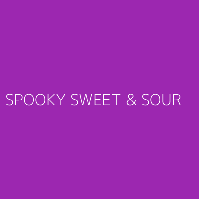 Product SPOOKY SWEET & SOUR