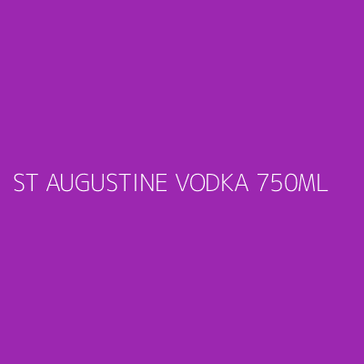 Product ST AUGUSTINE VODKA 750ML