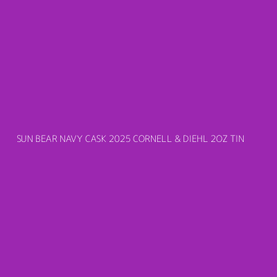 Product SUN BEAR NAVY CASK 2025 CORNELL & DIEHL 2OZ TIN