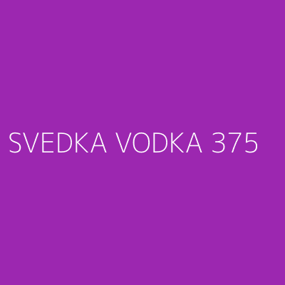 Product SVEDKA VODKA 375