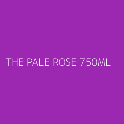 Product THE PALE ROSE 750ML