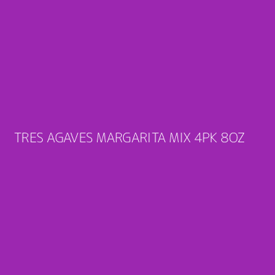 Product TRES AGAVES MARGARITA MIX 4PK 8OZ