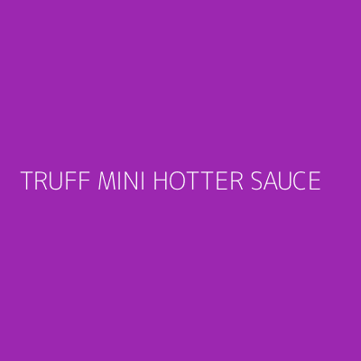 Product TRUFF MINI HOTTER SAUCE