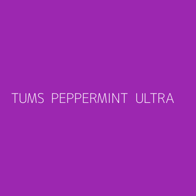 Product TUMS  PEPPERMINT  ULTRA