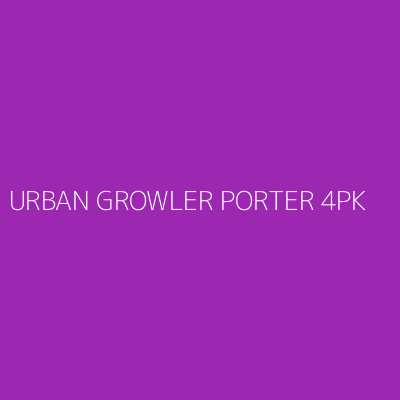 Product URBAN GROWLER PORTER 4PK