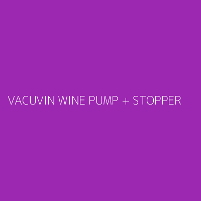 Product VACUVIN WINE PUMP + STOPPER