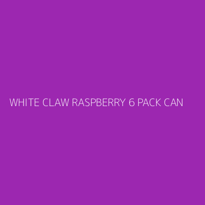 Product WHITE CLAW RASPBERRY 6 PACK CAN