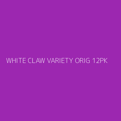 Product WHITE CLAW VARIETY ORIG 12PK