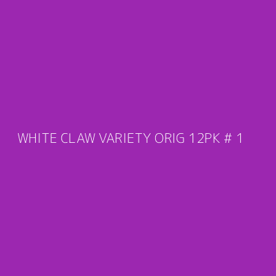 Product WHITE CLAW VARIETY ORIG 12PK # 1