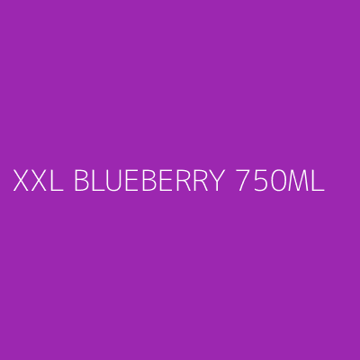 Product XXL BLUEBERRY 750ML