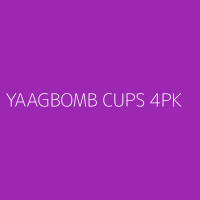 Product YAAGBOMB CUPS 4PK