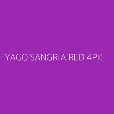 Product YAGO SANGRIA RED 4PK