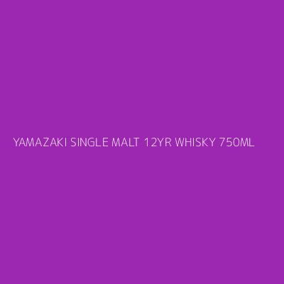 Product YAMAZAKI SINGLE MALT 12YR WHISKY 750ML