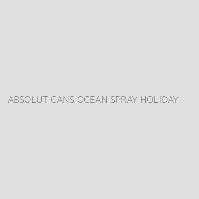 Product ABSOLUT CANS OCEAN SPRAY HOLIDAY
