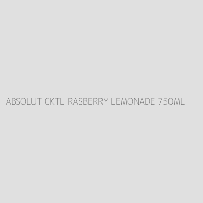 Product ABSOLUT CKTL RASBERRY LEMONADE 750ML