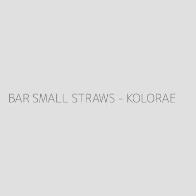 Product BAR SMALL STRAWS - KOLORAE