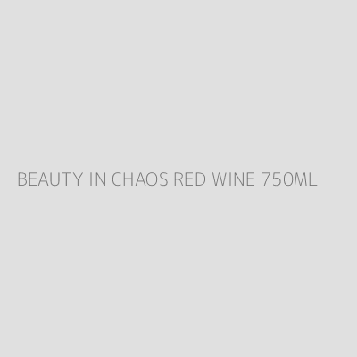 Product BEAUTY IN CHAOS RED WINE 750ML