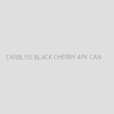 Product CARBLISS BLACK CHERRY 4PK CAN