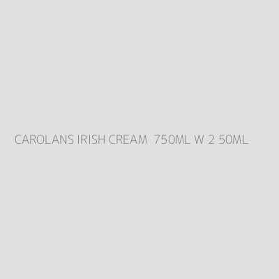 Product CAROLANS IRISH CREAM  750ML W 2 50ML
