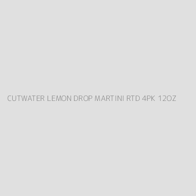 Product CUTWATER LEMON DROP MARTINI RTD 4PK 12OZ