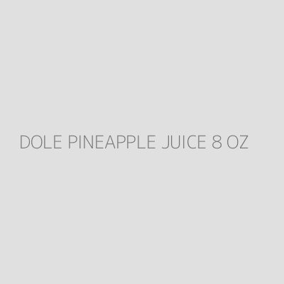 Product DOLE PINEAPPLE JUICE 8 OZ