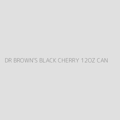Product DR BROWN'S BLACK CHERRY 12OZ CAN