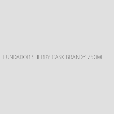 Product FUNDADOR SHERRY CASK BRANDY 750ML