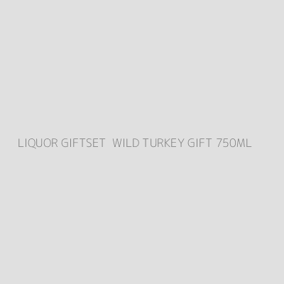Product LIQUOR GIFTSET  WILD TURKEY GIFT 750ML