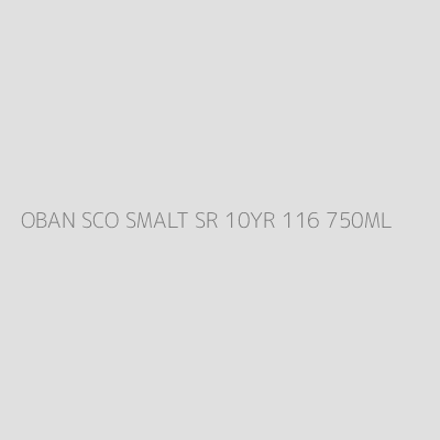 Product OBAN SCO SMALT SR 10YR 116 750ML