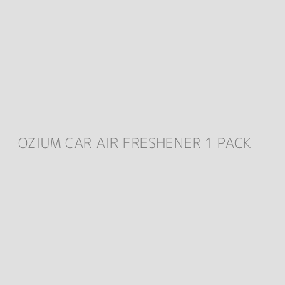 Product OZIUM CAR AIR FRESHENER 1 PACK