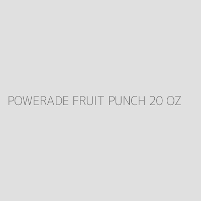 Product POWERADE FRUIT PUNCH 20 OZ