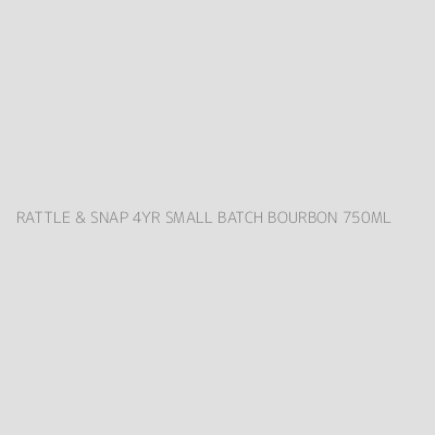 Product RATTLE & SNAP 4YR SMALL BATCH BOURBON 750ML