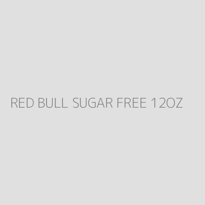 Product RED BULL SUGAR FREE 12OZ