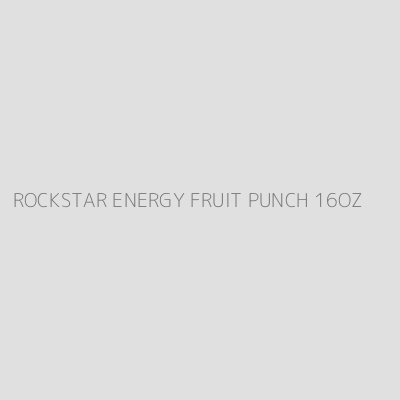 Product ROCKSTAR ENERGY FRUIT PUNCH 16OZ