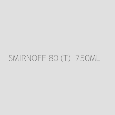 Product SMIRNOFF 80 (T)  750ML