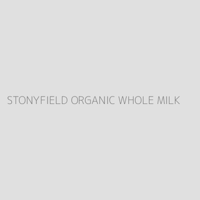 Product STONYFIELD ORGANIC WHOLE MILK