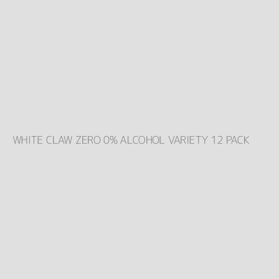 Product WHITE CLAW ZERO 0% ALCOHOL VARIETY 12 PACK