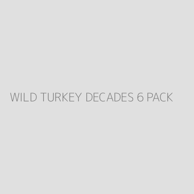 Product WILD TURKEY DECADES 6 PACK