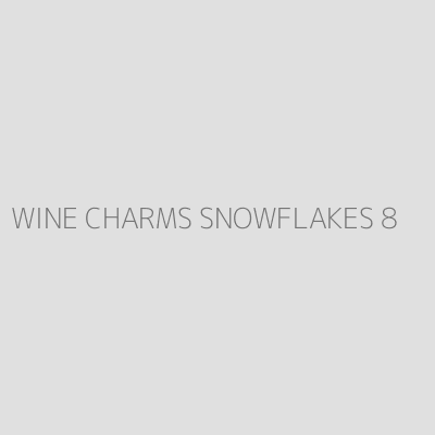 Product WINE CHARMS SNOWFLAKES 8